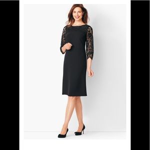 Talbots Crepe and Lace Sheath Dress RSVP